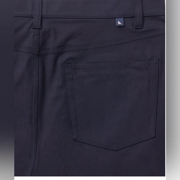 Men's UNTUCKit 5 Pocket Tech Pant in Black Size 36x30 - Picture 3 of 7